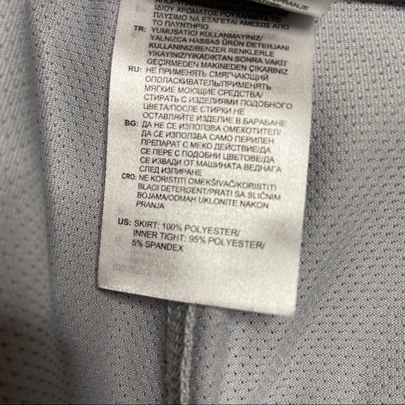 ADIDAS - gray puremotion skort with coolmax - Picture 4 of 11